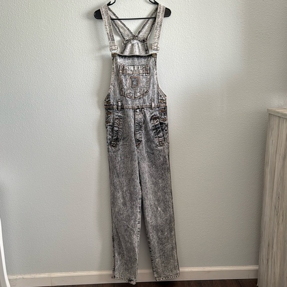 Javolis Denim - vintage U.S. Army Javolis Acid Wash Denim Overalls Small